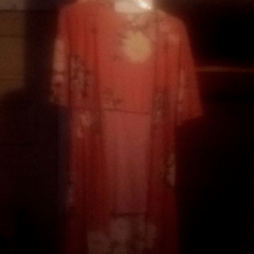 Cute flowered robe